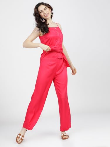 Image of Tokyo Talkies Women's Solid Regular Fit Tops