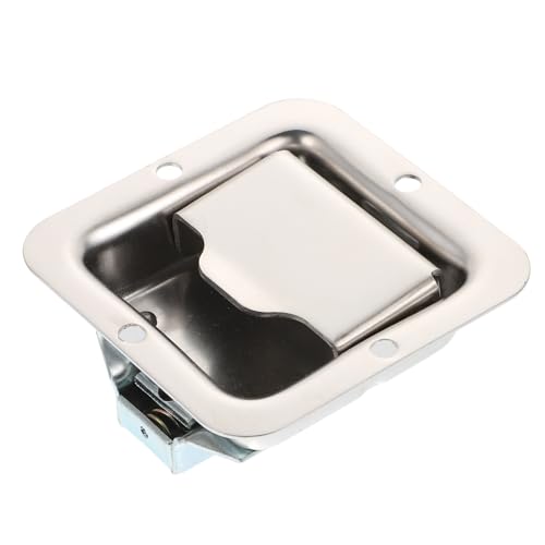 Cerradura para remolque de acero inoxidable Beavorty con perno extra grueso