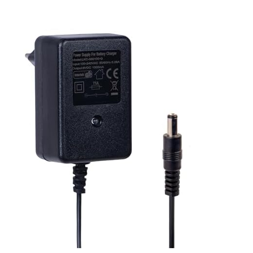 6V Ladegerät für Ride-on-Spielzeug, 6V Batterieladegerät für Kinder-Elektro-Ride-on-Car-Motorrad, 6 Volt Ladegerät für Power Wheels Electric Ride-Ons Zubehör