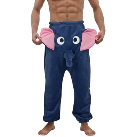 Funny Elephant Boxer Novelty Shorts for Men Cover