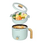 Audecook – Audecook Elektrische Hot Pot und Dampfgarer, 1.5L Tragbare M