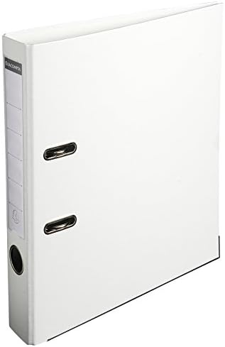 Exacompta - Ref 915416B - PP Lever Arch File - 320 x 290mm in Size, Suitable for Storing A4 Documents, 50mm Spine, Reinforced Finger Pull & Bottom Edge - Grey