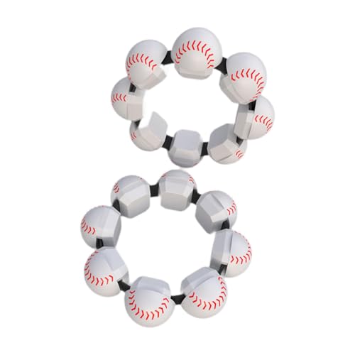 Okiyakusama 2 Piezas Pulsera de Pesas Tobillo Muñeca Accesorios Deportivos con Diseño Ajustable Silicona Amigable con La Piel Y Inserción de Metal Adecuadas para, Béisbol