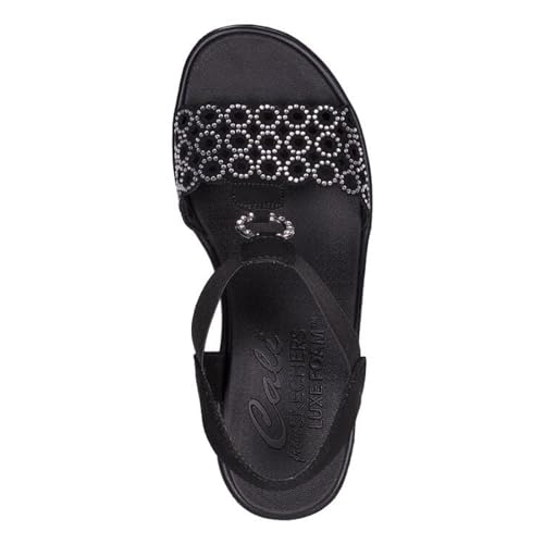 Skechers Women's Rumble on-Queen B2 Wedge Sandal4