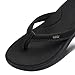Reef Women's Cushion Cloud Flip-Flop, Black, 6