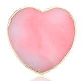 Harz Nail Art Palette,Maniküre Gemalt Palette,Goldener Rand NagellackPalette,Nail Art Make Up Paletten Display Fach Nagel DIY Zubehör(Herz)