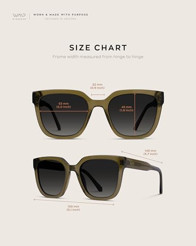 WearMe Pro Timeless Elegance: Women's Polarized Oversized Retro Square Sunglasses4