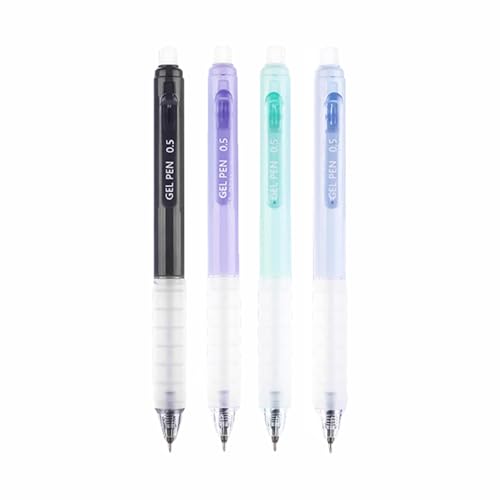 Begot Erasable Ballpoint Pen (4-Pack), 0.5mm Rollerball, Heat-Sensitive Erasable Ink,