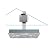 Awoco Super Quiet Split Insert Stainless Steel Range Hood, 4-Speed, 800 CFM, LED Lights, Baffle Filters with 6” Blower (30"W 6" Vent)