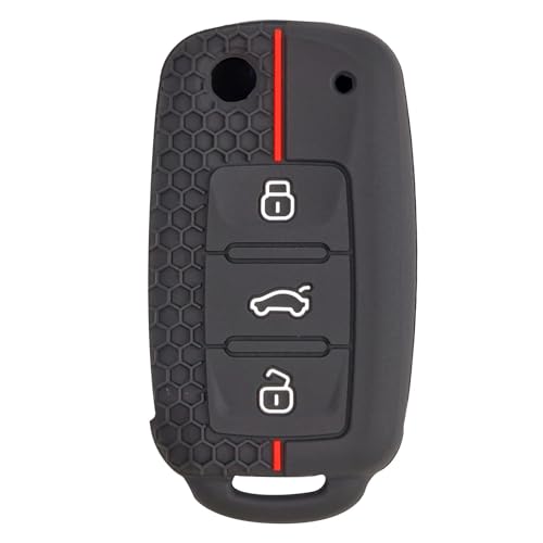Étui pour clé VW Polo Jetta Scirocco boîtier de rechange noir pour télécommande Volkswagen