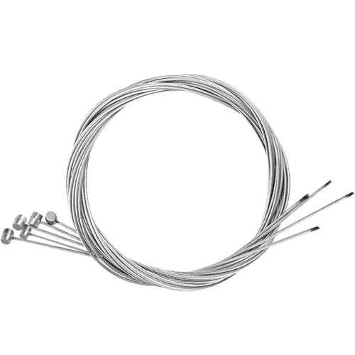 Bicycle Brake Cable Shift Cable 5pcs 2M Stainless Steel Inner Wire MTB Road Cycling Bicycle Accessories(5pcs MTB Brake Cable)
