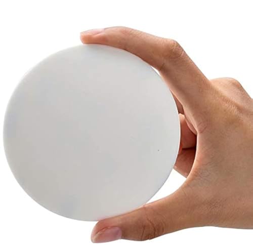 Butées de porte lot de 4 blanc souple autocollant de 9 cm pour protection murale efficace