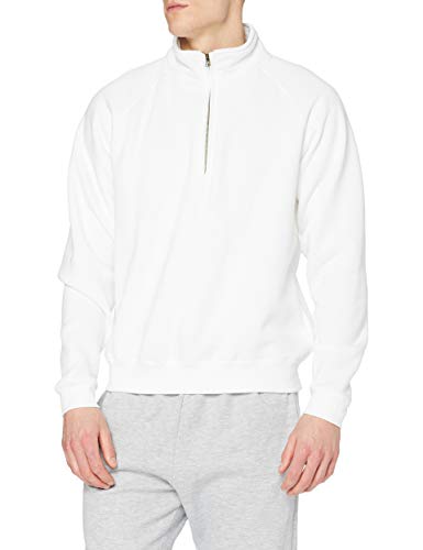  Fruit of the Loom SS108M Sweat-Shirt, Blanc (W...