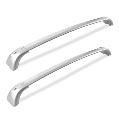 Barras transversales de aluminio pulido con cerradura de seguridad para Toyota Highlander