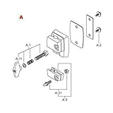 tama starclassic performer  MTB30 - blocchetto per Star-Cast e per gamba timpano Starclassic - cromato