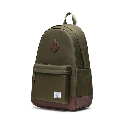 Image of Herschel Supply Co. Heritage Backpack, Ivy Green /Chicory Coffee, Standard-24L