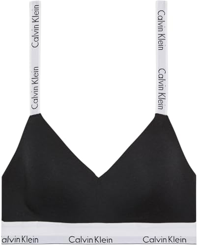 Calvin Klein Soutien-Gorge Brassière Femme Lightly Lined Basque Élastique, Noir (Black), XL