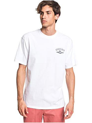 Quiksilver Waterman Men's Sailing Away TEE, White, L