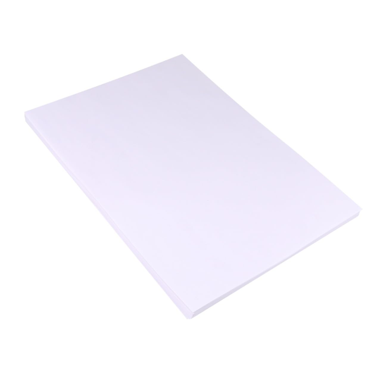 Garneck 100 Fogli A4 Di Carta Isolante Adesiva Bianca Per Etichette - Carta Antiaderente Per Rilascio Inchiostro - Ideale Per Progetti Creativi e Fai Da Te