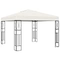 TDZXQQ Elegant Outdoor Gazebo for Quality Family Time, Shaded 9.8' x 9.8' Design with Stylish Canopy