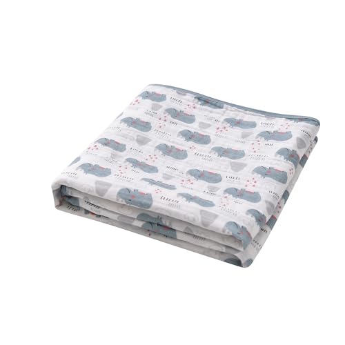 TADO MUSLIN Swaddle Blanket for Newborn Boys and Girls, 100% Organic Cotton Soft, Breathable, Skin-Friendly, Multi-Use, Receiving Blanket Swaddling...