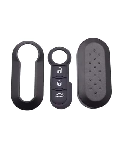Carcasa de llave de plástico para Panda y 500 con funda para llavero de coche