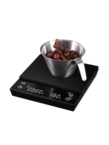 Metal Coffee Scale with Auto Timing, Rechargeable Espresso Scale ...