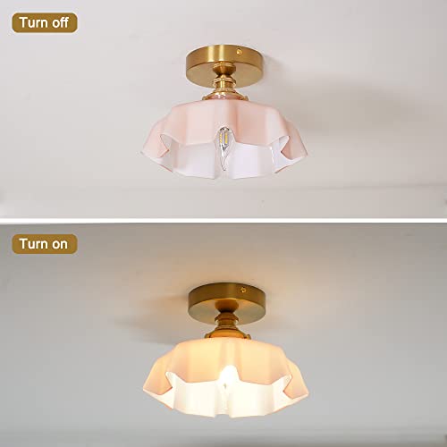 Dsmjfu Dsmjfu DS221210 Dsmjfu Vintage Pink Ceiling Light thumb #6