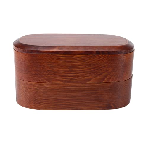 Lunchbox, Lunch-/Snackbox Houten Gezonde Milieuvriendelijke Voedselcontainer voor School Kantoor Picknick Reizen… - Image 8