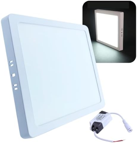 Painel Plafon LED de Sobrepor 25W Quadrado 29x29cm Slim 6500K Est...