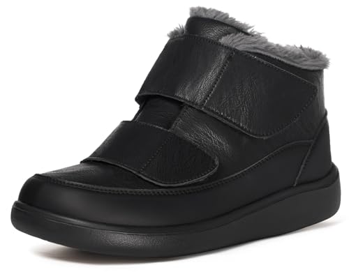 Hsyooes Diabetic Wide Snow Boots