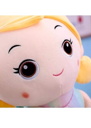 Image of Mermaid Princess Soft Toy for Kids 30 cm | Cute Plush Mermaid Doll with Crown | Soft Stuffed Toy for Girls | Baby Sleeping Companion Toy | Birthday Gift for Kids