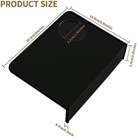 Coffee Tamper Mat Silicone Espresso Tamping Mat with Corner Edge Support Pad Tamp Station for Portafilter Barista Accessories