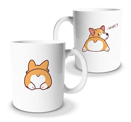 Corgi Tasse 'Ich Mag Corgis' – Lustiger Spruch, 300ml, Spülmaschinenfest, Geschenk Für Hunde-Fans