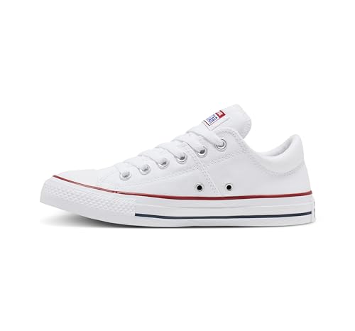Converse Women's Chuck Taylor All Star Madison Low Top, White/White/White, 5
