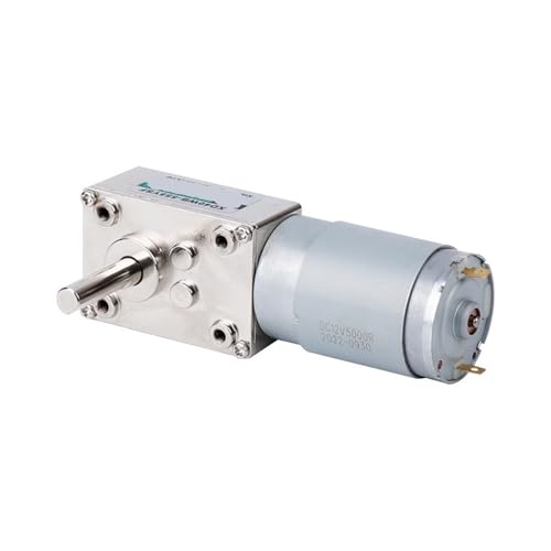 Moteur réducteur 12V vis sans fin à fort couple moteur CC 5 rpm