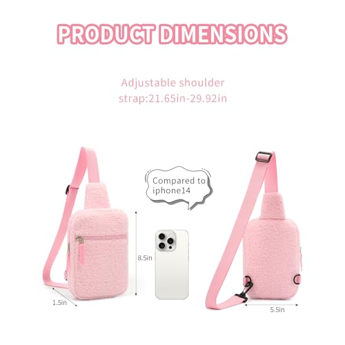 Image of Birthday Gifts for 8 9 10 11 12 Year Old Teens Girls Kids, Fanny Pack Crossbody Bag Sling Belt Bags Purse, Dorm Travel Essentials for Girls Fashion, Preppy Tween Teen Girl Gift Trendy Stuff