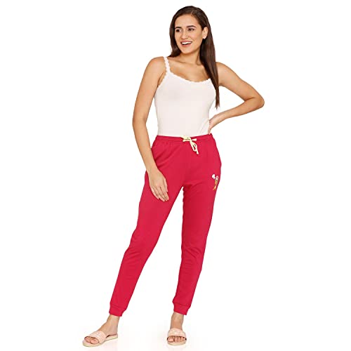 Image of Zivame Tom & Jerry Knit Cotton Pyjama - Cerise