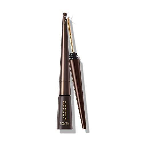 Neogen Dermalogy Innovative Sensational Hygienic Washable Extra Slim Metal Mascara (Volume, Brown) #TOP15