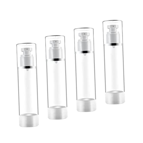 CALLARON 3pcs Travel Sunscreen Spray Bottles Press Pump Reusable Cosmetics Sprayer Compact Makeup Subpackaging Bottles