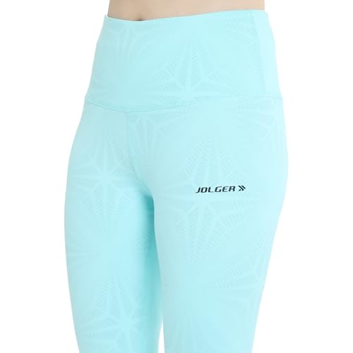 Image of High-Waist Workout Tights for Women - Breathable, Stretchable Activewear Leggings with UV Protection Stylish Sweat-Wicking Gymwear Perfect for Gym, Pilates, Yoga, and Fitness Enthusiasts