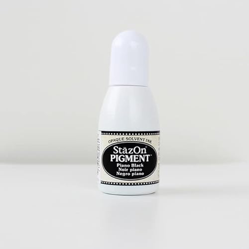 ブラック ステイズオン おなまえ用 ピグメントインカー 補充インク ステイズオン ピグメント はんこ 会社 ギフト 祝い プレゼント サプライ