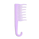 XO Curls Shower detangling hair comb , Wide tooth comb , Comb with hook for easy hanging in shower,