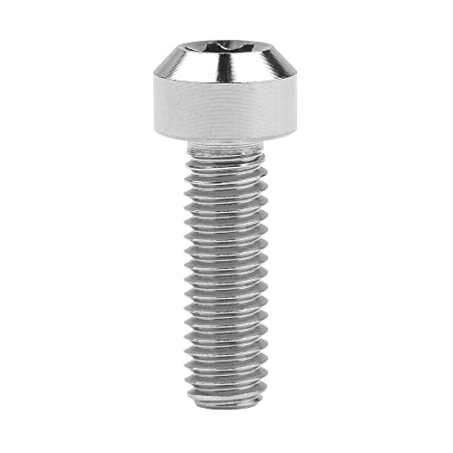 Image of Titanium Torx Square Head M6 x 10 15 20 25 30 35 40 45 50 60 65 70 80mm Screw Pack of 5 (Normal Titanium, M6x20mm)