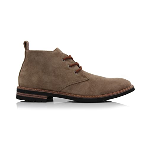 Ferro Aldo Mens Casual Mid-Top Desert Chukka Ankle Boots2