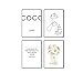 Postertech® Mood-Poster Set Coco weiss | Moderne Bilder als Wanddeko | OHNE Bilderrahmen | 4X DIN A4 | white beige Abstrakte Kunst Deko Schlafzimmer Mode im günstig Kaufen-Postertech® Mood-Poster Set Coco weiss | Moderne Bilder als Wanddeko | OHNE Bilderrahmen | 4X DIN A4 | white beige Abstrakte Kunst Deko Schlafzimmer