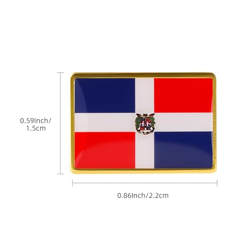 Image of Country Flag Brooch Metal Alloy Souvenir Pin Shirt Hat Backpack Jewelry Accessories Decoration Party Christmas Gift Badge International Travel Pin