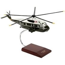Sikorsky VH-3D Seaking Marine One Presidential Helicopter Desktop Display Airplane Model Scale 1/48
