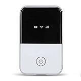 Mobiler WLAN Router, Mobiler WLAN Router mit SIM Karte, 2100mAh, Mobiler Hotspot für 10 Geräte 3G/4G Wireless Reise WLAN Router Amerika Version Entsperrter Drahtloser Mobiler Hotspot