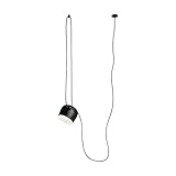 Aluminium pulverbeschichtet Flos AIM Pendelleuchte ø 17 cm, h 15 cm - schwarz